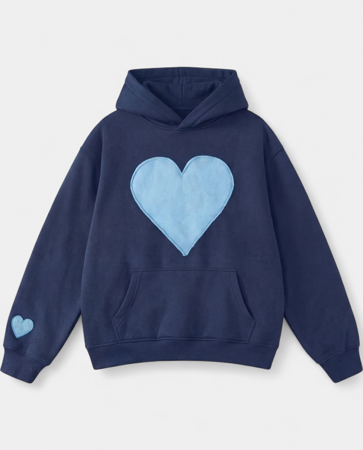 CANDACE | Oversized Heart Design Pullover