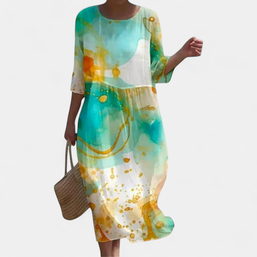 SHAE | Elegant Floral Maxi Dress