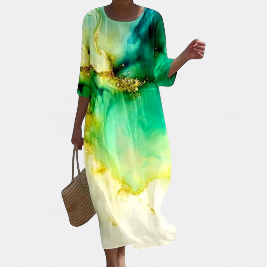 SHAE | Elegant Floral Maxi Dress