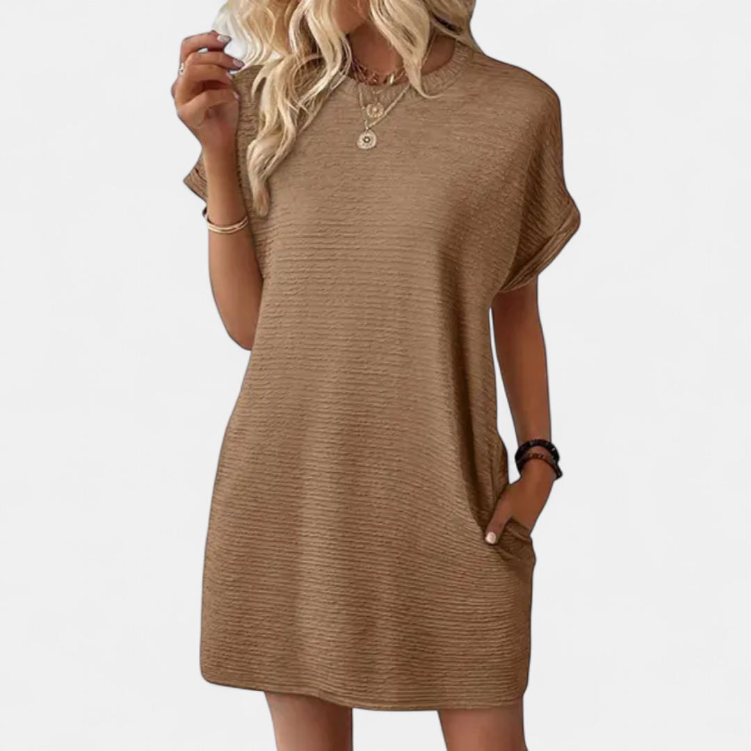 PAVIA | Relaxed Pocket Mini Dress