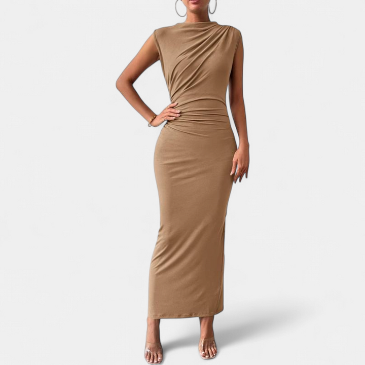 MELODY | Elegant Bodycon Dress with Back Slit for Cocktail Parties