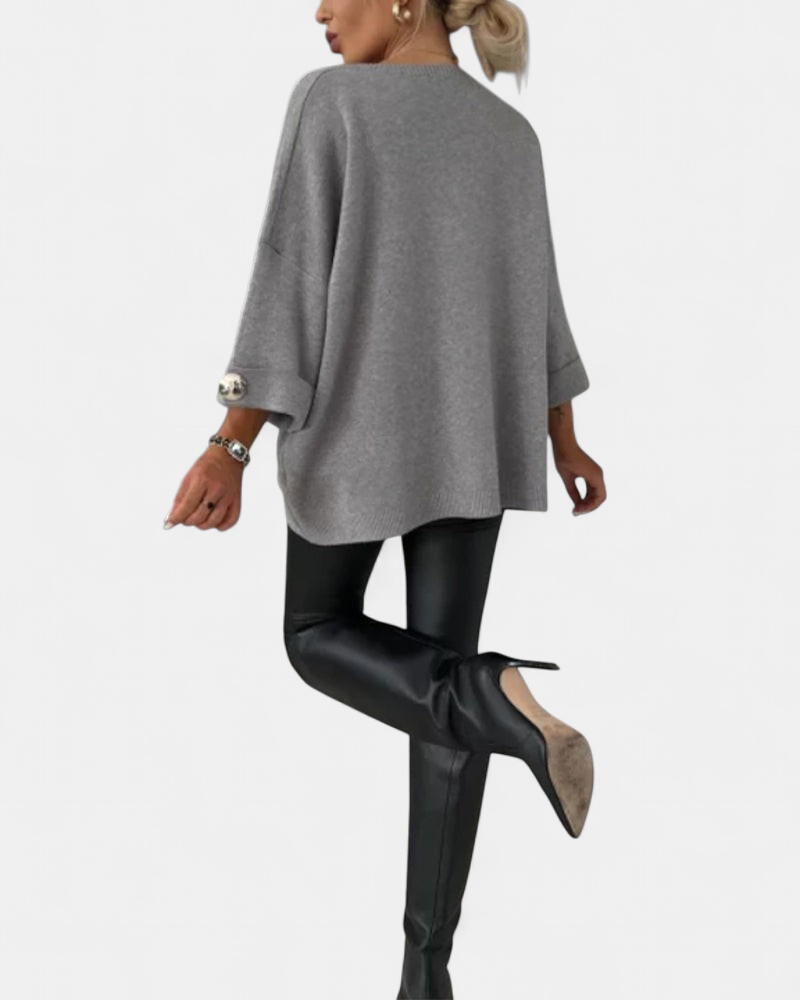 LOTTIE | Cosy Buttoned Pullover