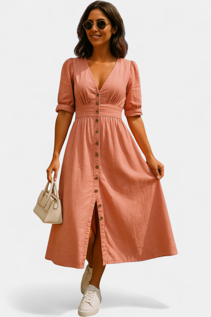 JULIET | Shiny Denim Dress