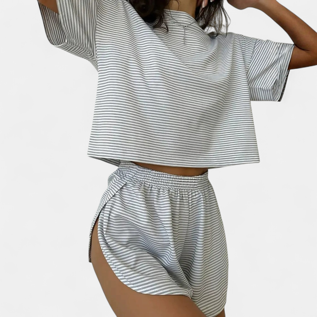 BREEANA | Soft Knit Lounge Pajama Set