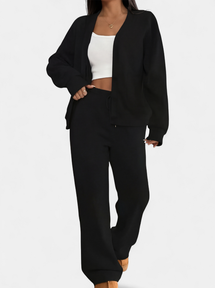 LAUREL | Casual Cardigan & Lounge Trousers Matching Set