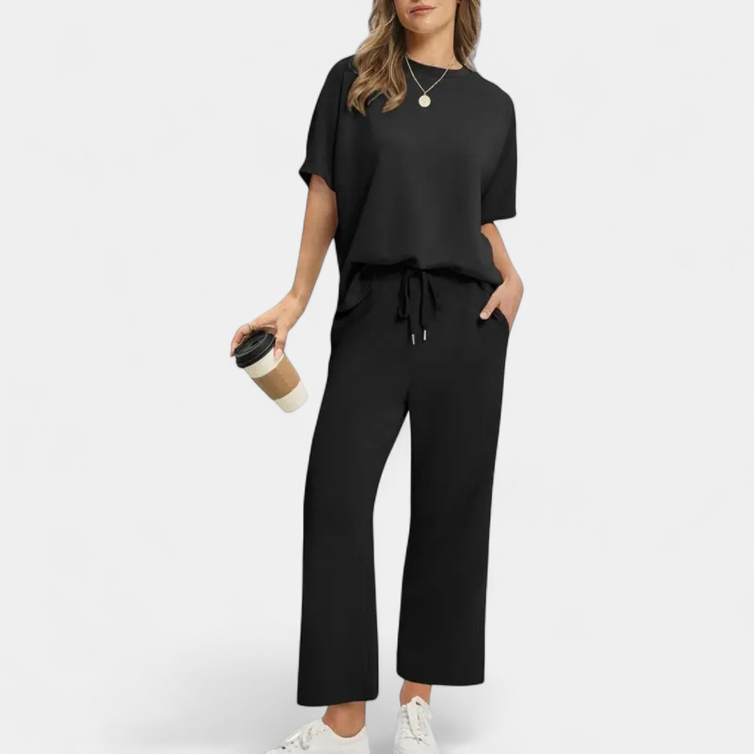 JULIE | Women's Oversized Cropped Lounge Set