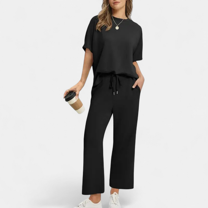 JULIE | Women's Oversized Cropped Lounge Set