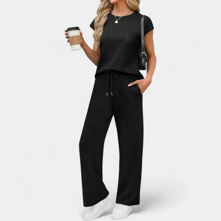 HARLIE | Relaxed Cap Sleeve Lounge Set