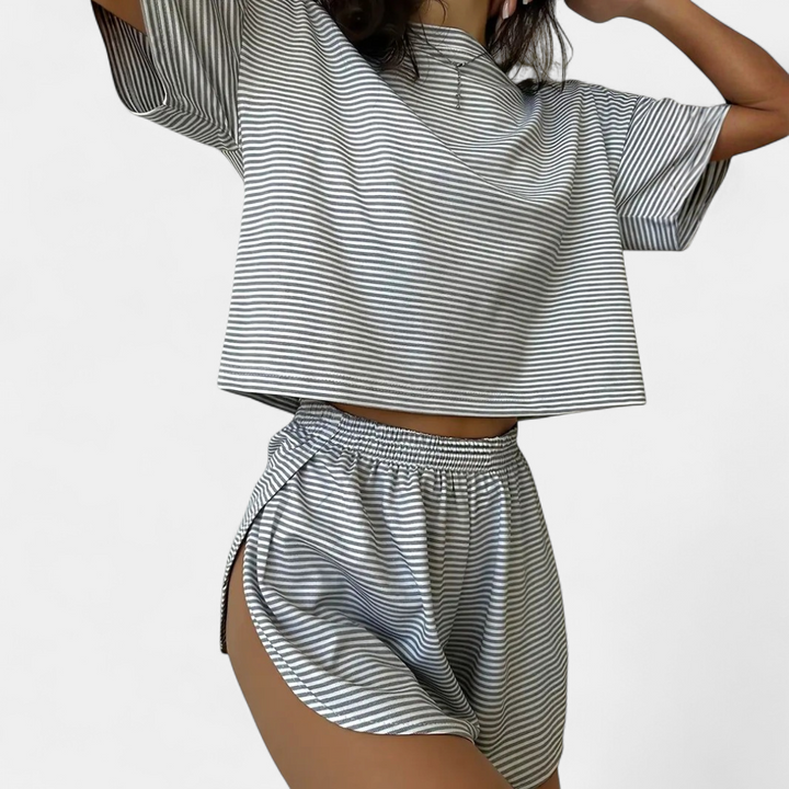 BREEANA | Soft Knit Lounge Pajama Set