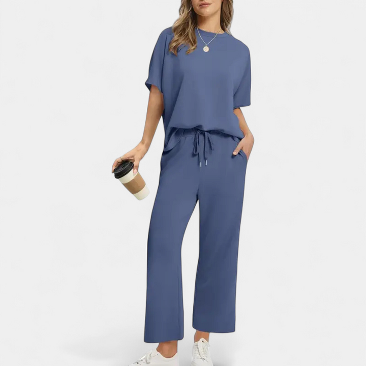 JULIE | Women's Oversized Cropped Lounge Set