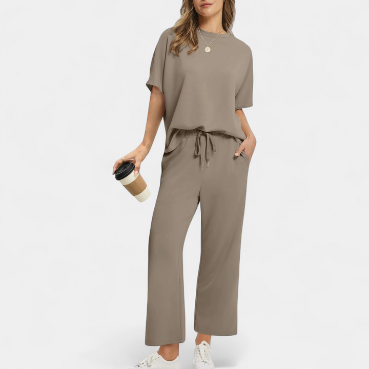 JULIE | Women's Oversized Cropped Lounge Set