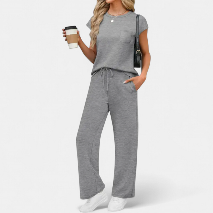HARLIE | Relaxed Cap Sleeve Lounge Set