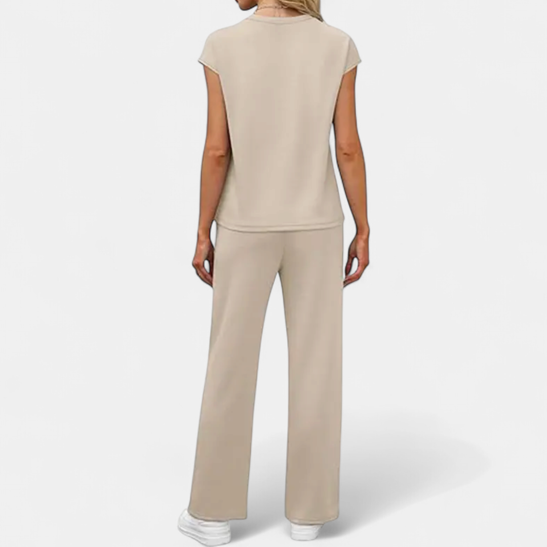 HARLIE | Relaxed Cap Sleeve Lounge Set