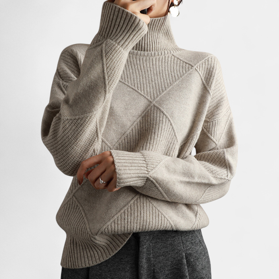 LINLEY | Luxe Ribbed Turtleneck Pullover