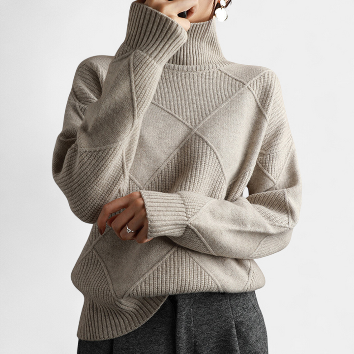 LINLEY | Luxe Ribbed Turtleneck Pullover