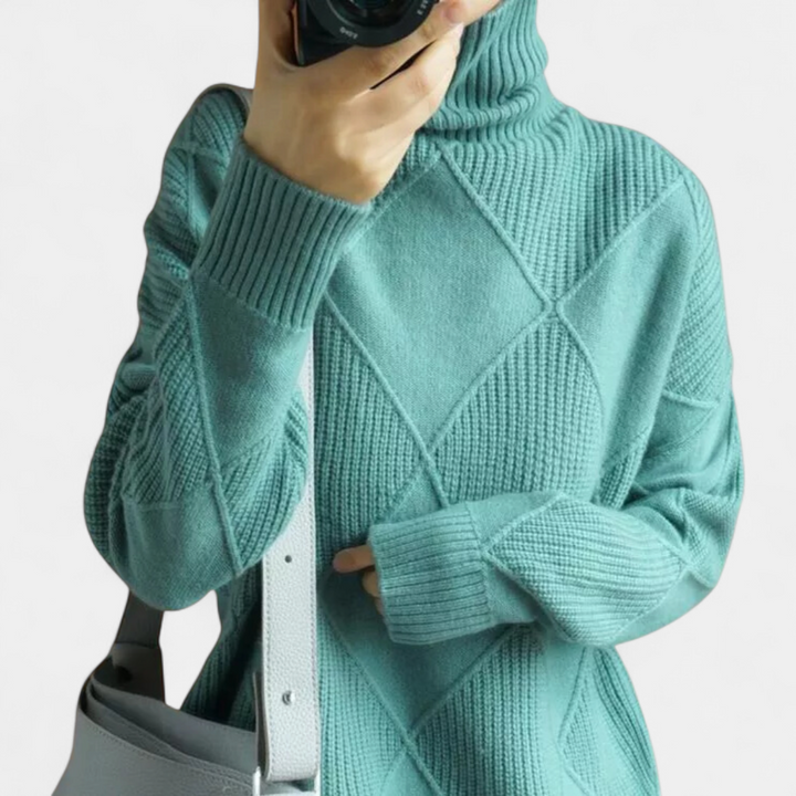 LINLEY | Luxe Ribbed Turtleneck Pullover