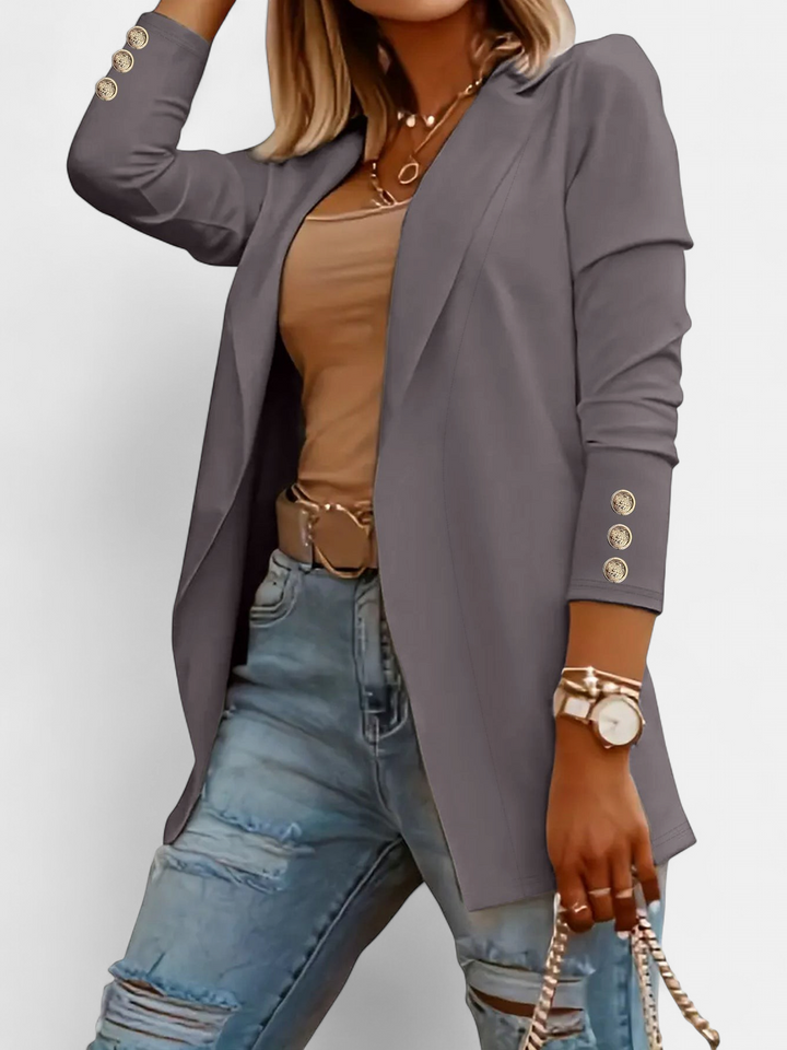 ODIN | Casual Long Sleeve Open Front Blazer