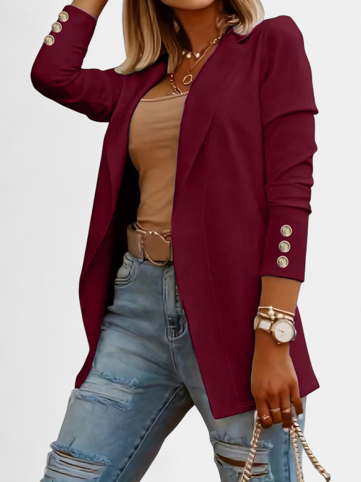 ODIN | Casual Long Sleeve Open Front Blazer