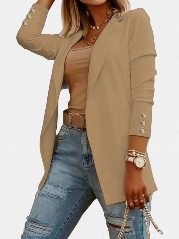 ODIN | Casual Long Sleeve Open Front Blazer