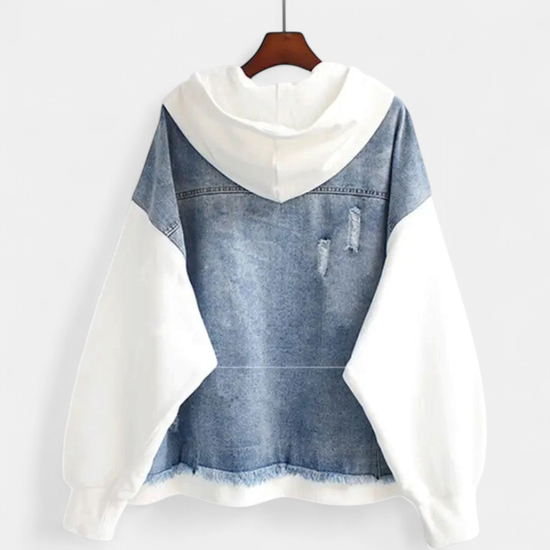MIRA | Dual-Tone Denim Jacket