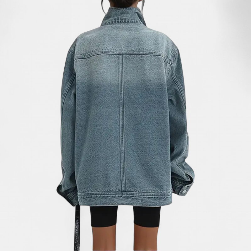SARAH | Street Style Trendy Asymmetric Button Jacket