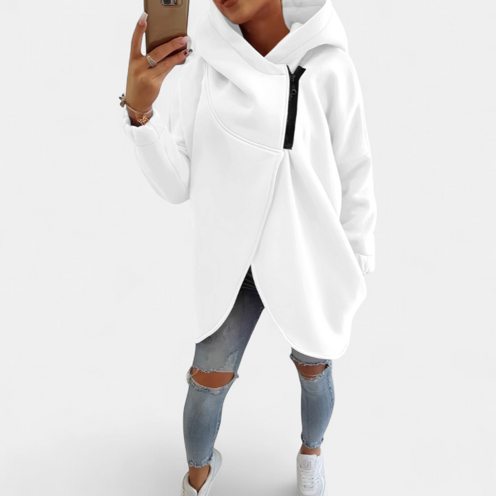 VANIA | Plus Size Half-Zip Pullover Hoodie