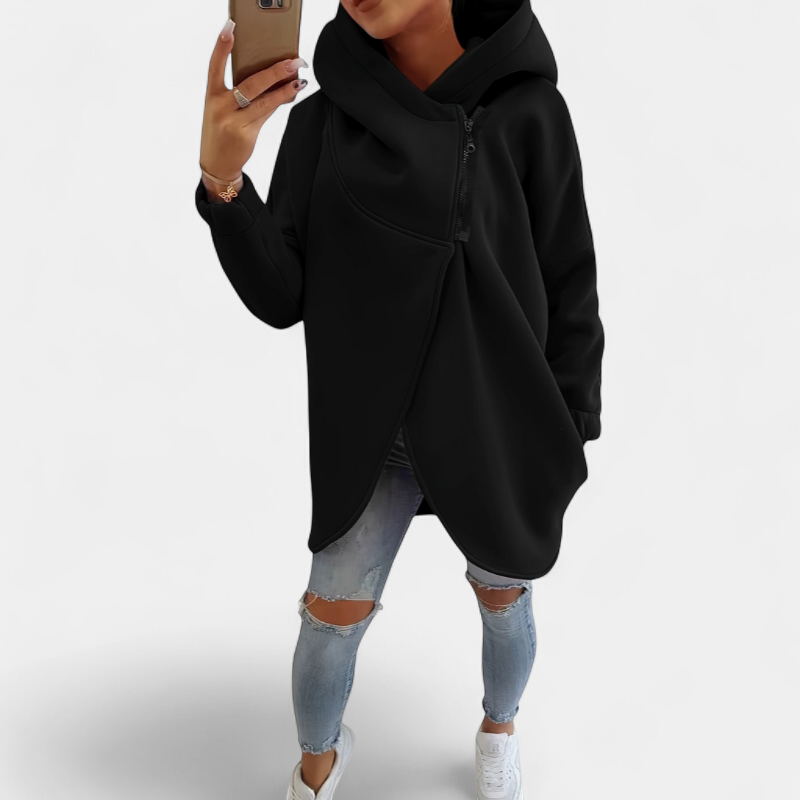 VANIA | Plus Size Half-Zip Pullover Hoodie