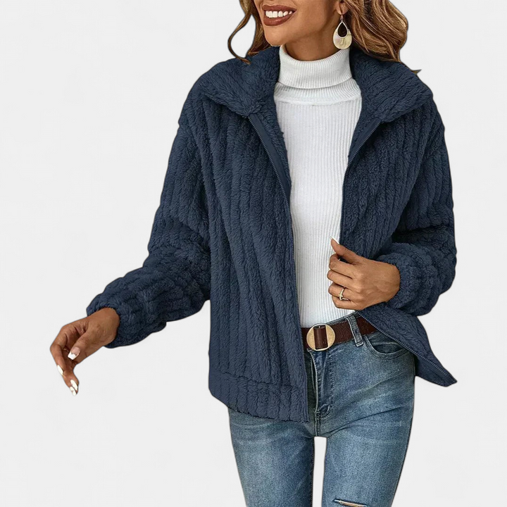 GENEVIEVE | Stylish Sherpa Jacket
