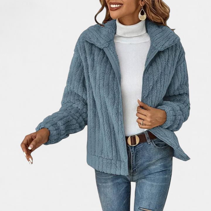 GENEVIEVE | Stylish Sherpa Jacket